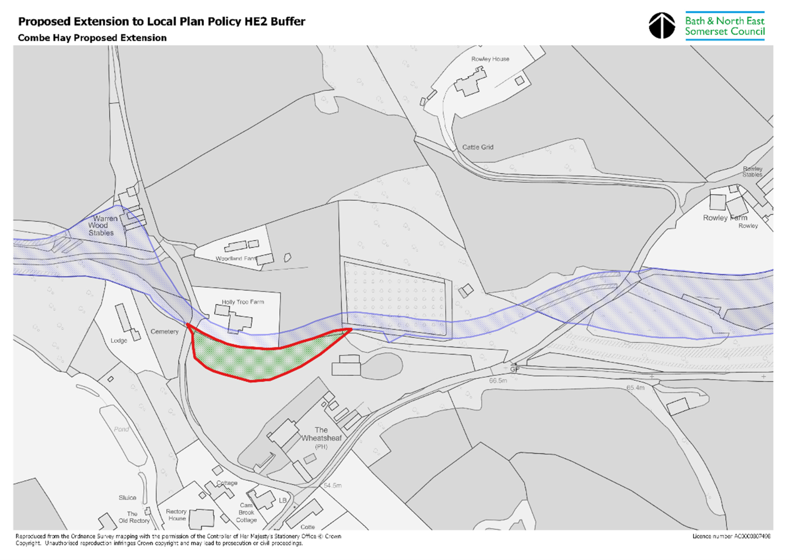 Somersetshire Coal Canal and the Wansdyke - Proposed policy maps