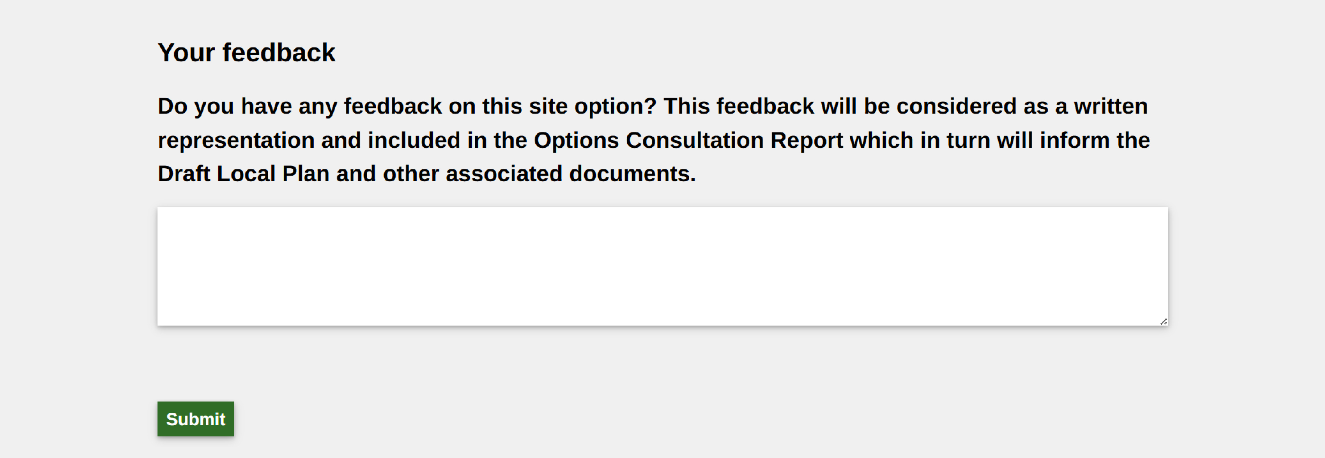 Comment box